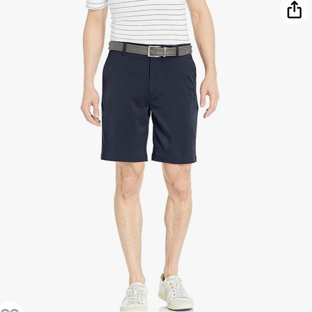 Amazon Essentials Navy Classic-Fit Stretch Golf Short